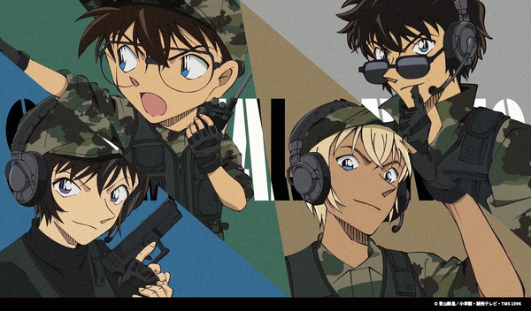 名探偵コナン」安室透、松田陣平たちが迷彩服でサバイバル