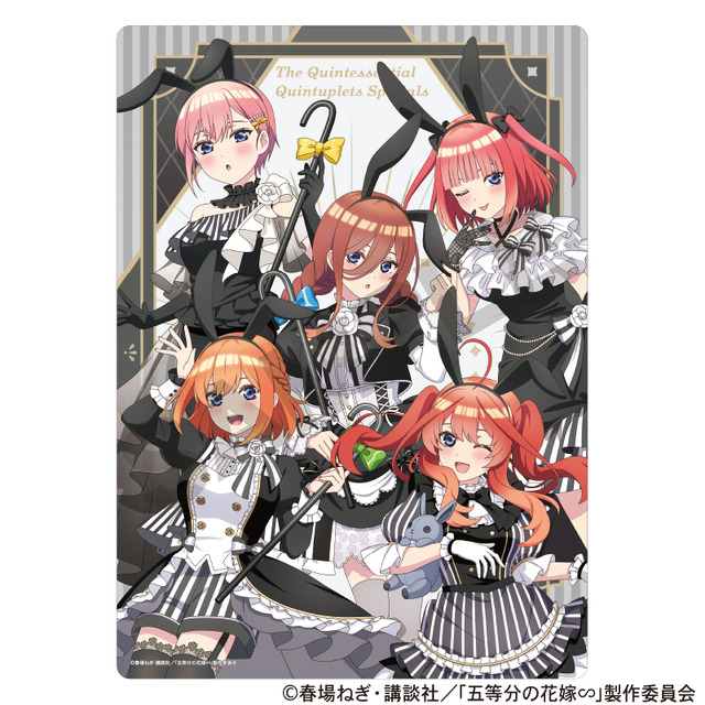 五等分の花嫁∽」二乃、三玖、四葉のモノクロバニードレスが
