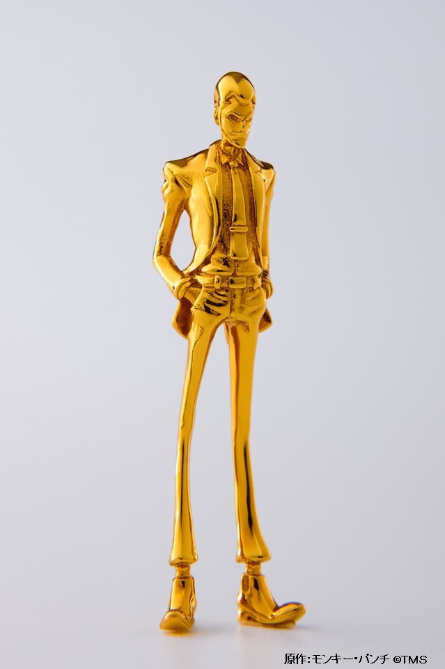 50万円超え！純金“ルパン三世”フィギュアが限定100体で登場！次元＆五