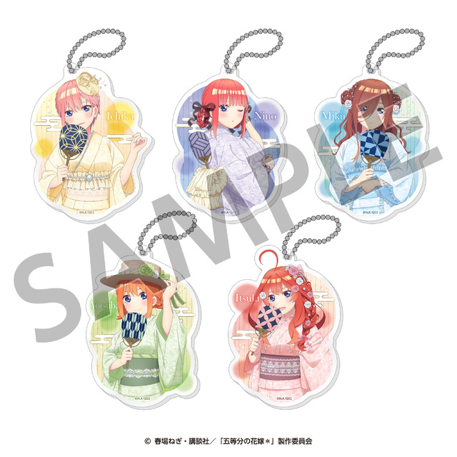 五等分の花嫁」二乃、三玖、四葉たちが浴衣姿で納涼♪誰と一緒に夏を