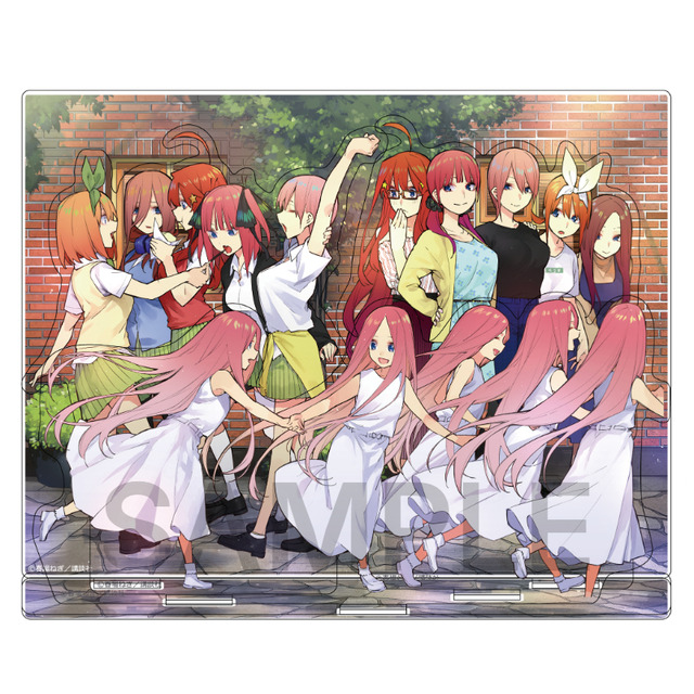 五等分の花嫁」春場ねぎの描いた新作グッズ登場！ 一花、二乃、三玖
