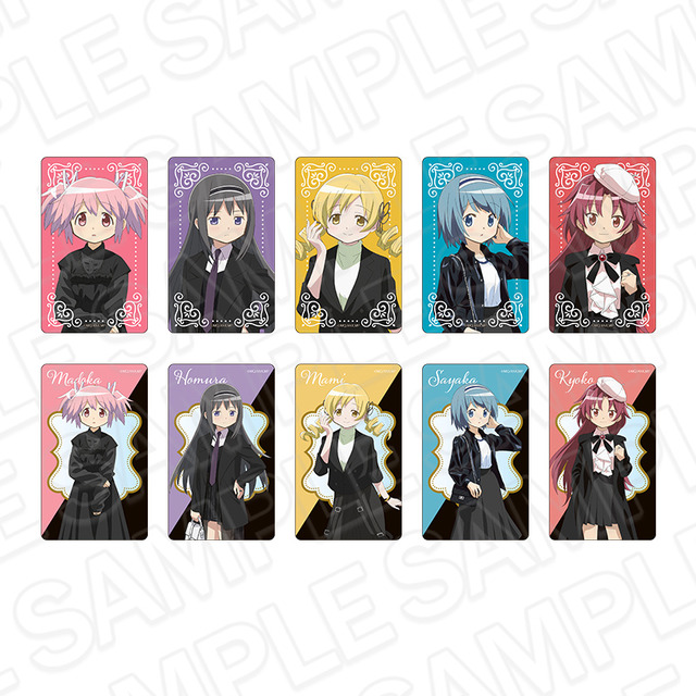 まどマギ」まどか、ほむら、マミら魔法少女がモノトーン衣装で集合