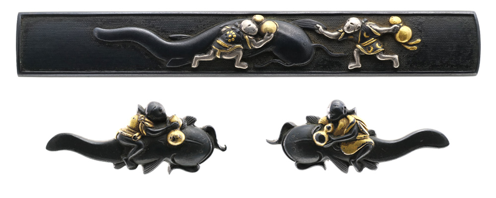 瓢箪鯰図（無銘・伝栄乗） - あさひ刀剣