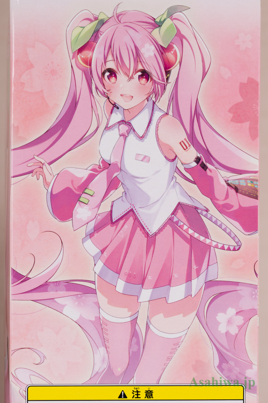 同人手描きイラスト 桜ミクちゃん A4 【初音ミク】【ボカロ