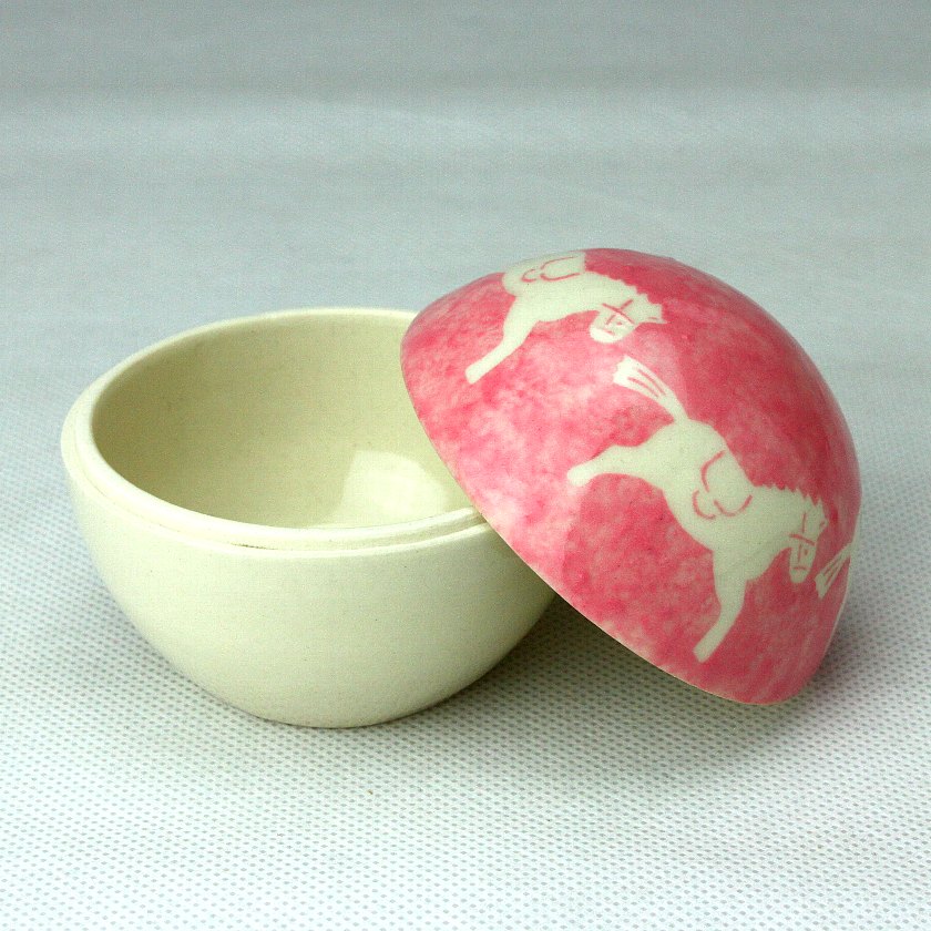 ボンボニエール メリーゴーランド (ピンク)｜WEBカタログ｜あさか野窯