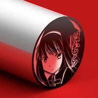 ASCII.jp：巫女姿ほむらが抱える「まどマギ」印鑑(ソウルジェム付き)