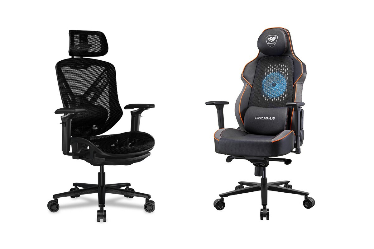 ASCII.jp：背もたれに冷却ファンを内蔵するゲーミングチェア COUGAR