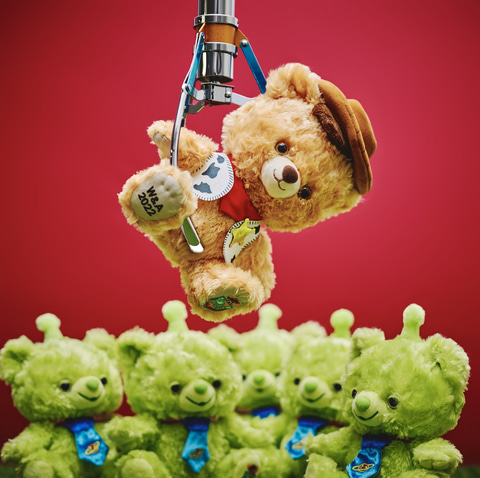 バズ・ライトイヤーのユニベアシティ。「トイ・ストーリー」モチーフ第