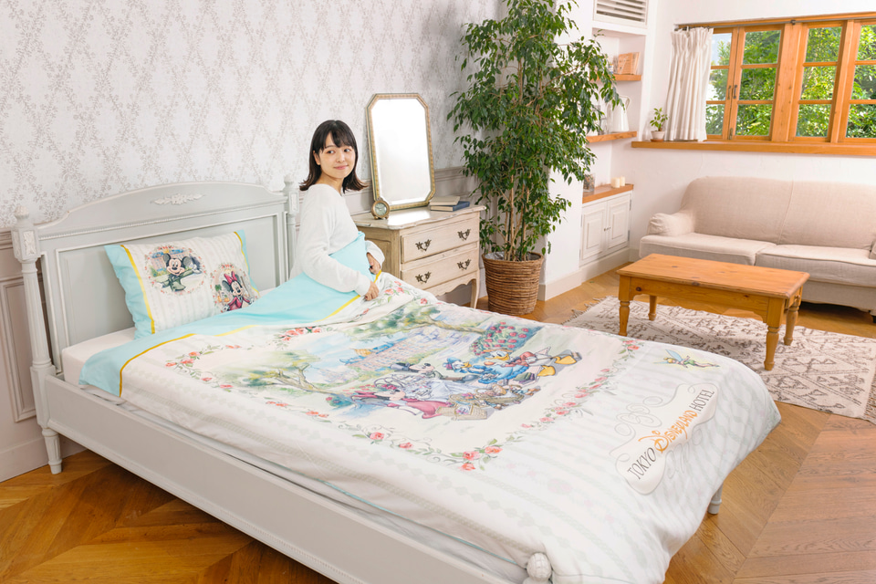 東京ディズニーランドホテル、宿泊者限定の掛け布団カバー・枕カバー