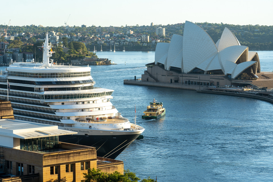 豪華客船クイーン・エリザベスに乗ってシドニーからショートクルーズ