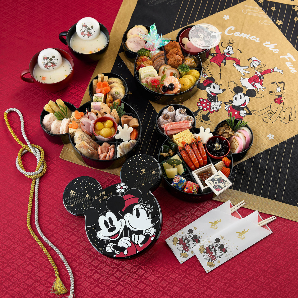 2025年はディズニーおせちでお祝いしよう！ ベルメゾンのお重入り