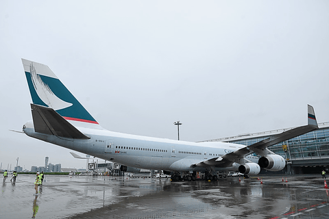 キャセイパシフィック航空、羽田発CX543便でボーイング 747-400型機