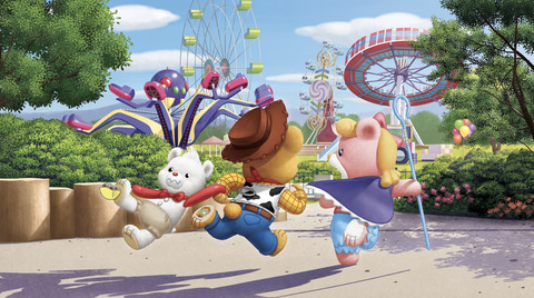 ウッディが熊のぬいぐるみに。ディズニーストア、「トイ・ストーリー