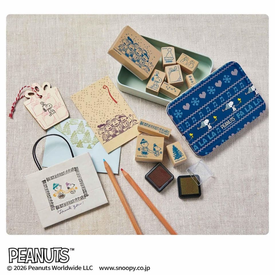 本日発売「スヌーピー」のブリキ缶入りスタンプセット付録、大人の