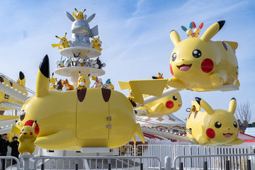ポケパーク カントー、アトラクションを体験！ まるでピカチュウの空