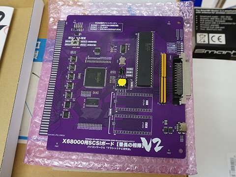 X68000用SCSIボード「番長の相棒 Ver.2」が登場、限定で「ピポるんROM