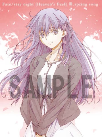 劇場版「Fate/stay night[HF]」第三章BD、特典イラスト描き下ろし線画