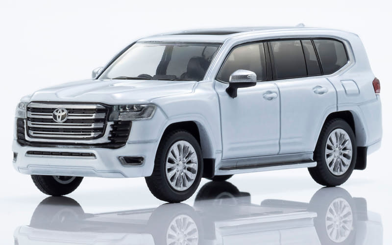 京商、MINI CAR＆BOOK第14弾「TOYOTA LAND CRUISER 300」ホワイト