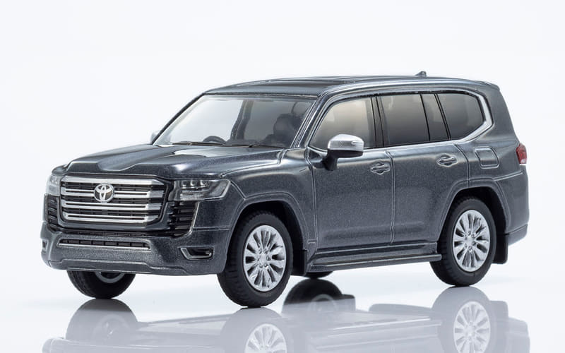 京商、MINI CAR＆BOOK第14弾「TOYOTA LAND CRUISER 300」ホワイト