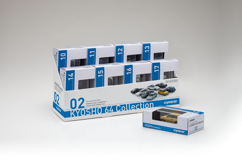 京商、「フェアレディZ」「Be-1」「180SX」「シルビア」が登場する