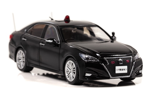 ヒコセブン、1/43スケールで再現した「クラウン アスリート」要人警護