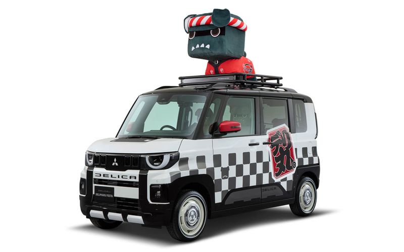 三菱自動車、新型「デリカD:5」「デリカミニ」の力強さと機能性を演出