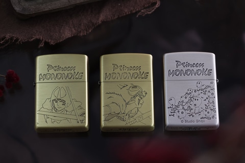 もののけ姫」ZIPPOコレクションに「サン」、「アシタカ」などの新