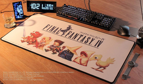 ファイナルファンタジーIV」デザインの大型マウスパッドがAmazonで37