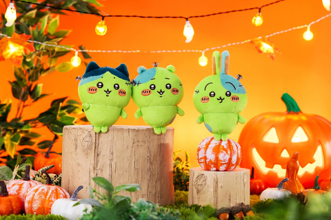 ちいかわたちがハロウィンにぴったりなマスコットになって登場
