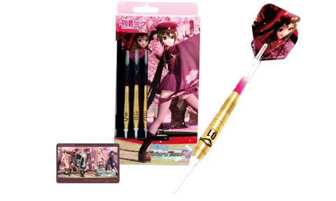 初音ミク Project DIVA Future Tone DX」とコラボしたダーツセット3種