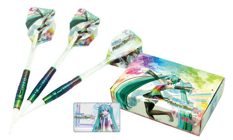 初音ミク Project DIVA Future Tone DX」とコラボしたダーツセット3種