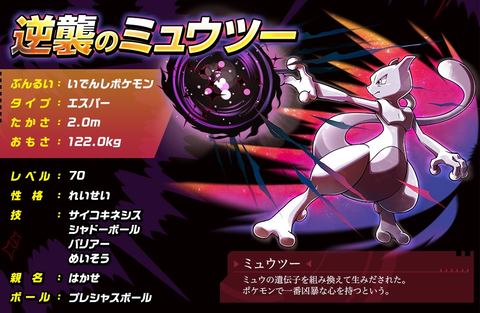 ポケモンセンター/ストアで「ミュウツーの逆襲 EVOLUTION」特別前売り