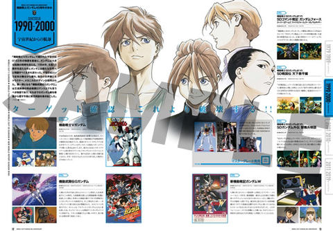 機動戦士ガンダム40周年プロジェクト」、ガンダム40年の歴史が1冊に