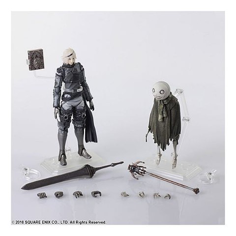 ニーア レプリカント」から、主人公「ニーア」と実験兵器7号 エミール