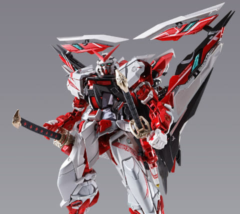 7つのフォームに変形！ 「METAL BUILD ガンダムアストレイ レッド