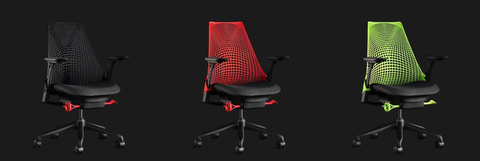 ハーマンミラー、セイルチェア ゲーミングエディション4色を10月22日