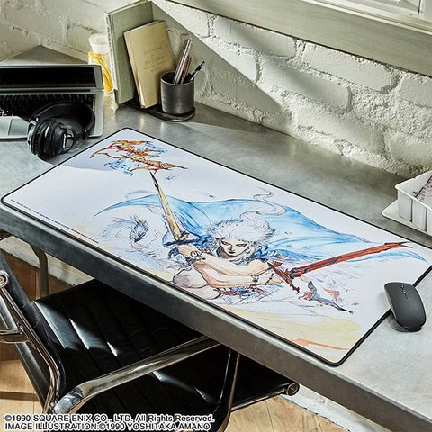 ファイナルファンタジー」シリーズのデザインをあしらった大型