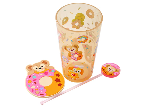 ディズニー、ドーナツを抱える「ダッフィー」タンブラーセットが7月3日