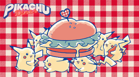 ダイナーをイメージしたグッズ「PIKACHU DINER」がポケモンセンターに