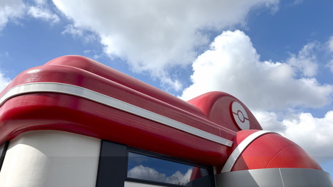 ポケモン「ポケパーク カントー」、カヤツリタウンのポケセン外装を