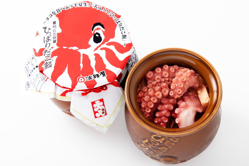 駅弁の淡路屋、半夏生に合わせて「大入りひっぱりだこ飯」発売。タコ“3