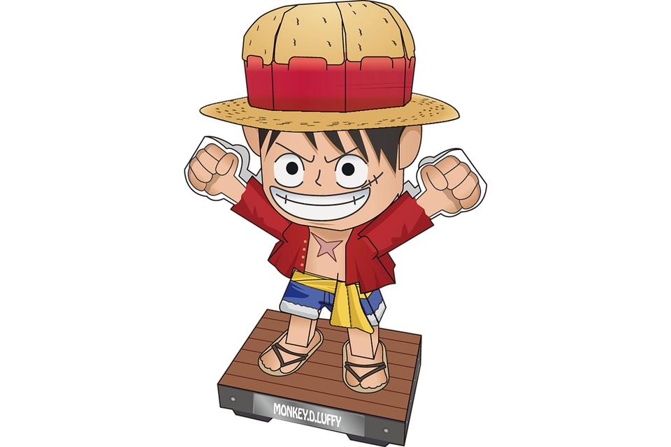 モスバーガー×ONE PIECE、キッズセットのおもちゃにルフィが登場