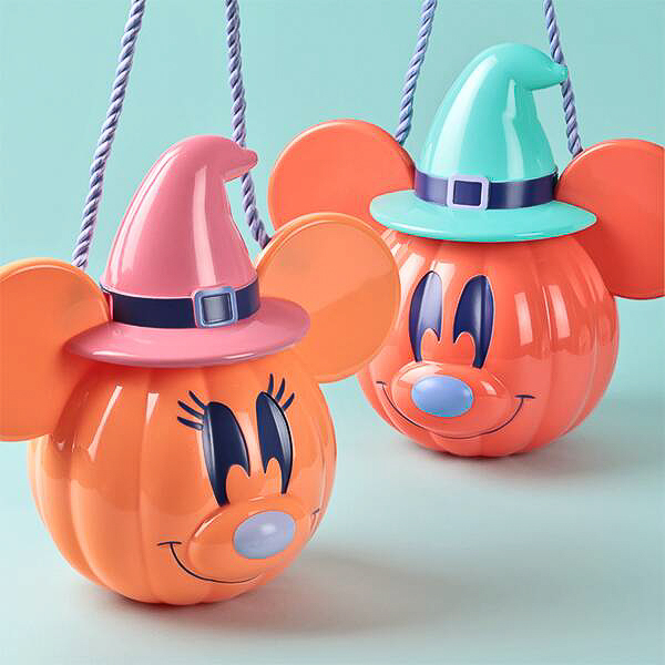 カルディ、ミッキーマウスとミニーマウスがハロウィンのカボチャになっ