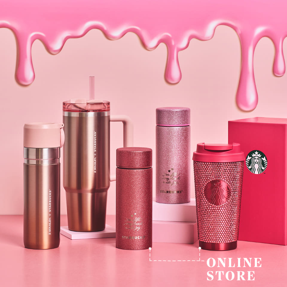 スターバックス、チョコや犬・猫をモチーフにしたバレンタインを彩る