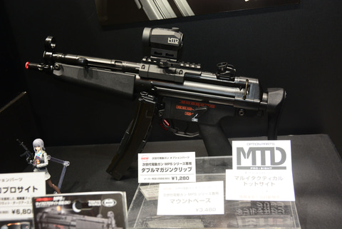 静岡ホビーショー】東京マルイ、サイレンサーを装備した「次世代電動