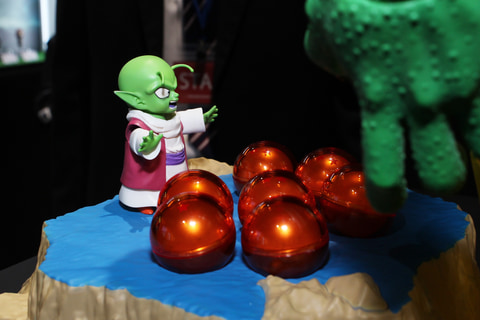 ナメック星の神龍ポルンガが、デンデの呪文とともに出現！ 電飾＆音声