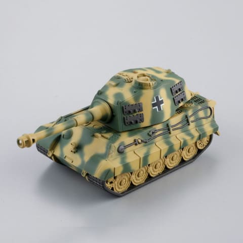 ドイツ機甲師団のティーガーIIやキューベルワーゲンなどがデフォルメ