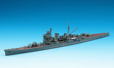 ハセガワ、1/700スケールプラモデル「日本海軍 重巡洋艦 足柄」再販分