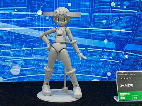 模型ホビーショー】「ロックマンエグゼ」より「ロール.EXE」の原型が