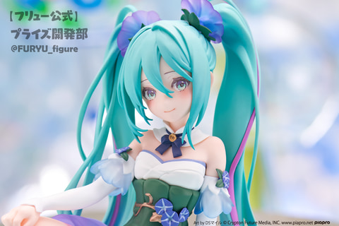 朝顔をイメージした可憐な初音ミクが登場。「【初音ミク】ぬーどる